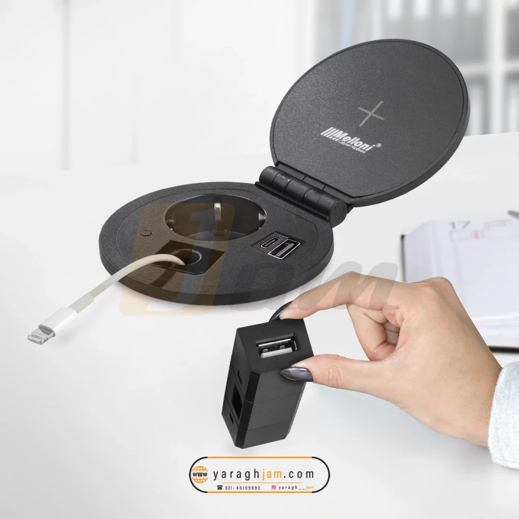 پریز توکار گرد اسمارت ملونی