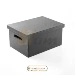 باکس چرمی لباس داخل کمد خاکستری ملونی