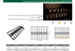 شلف نگهدارنده بطری و گیلاس با قابلیت نور پردازی همراه با ترانس