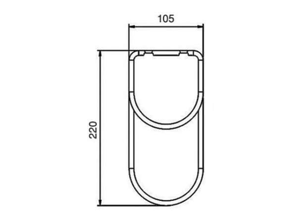 رک دو طبقه جای بطری زیر کابینت هوایی فانتونی - تصویر 2