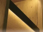 چراغ LED داخل کمد و کابینت جهت جلوی شلف چوبی