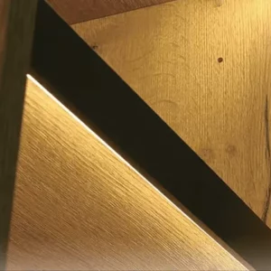چراغ LED داخل کمد و کابینت جهت جلوی شلف چوبی