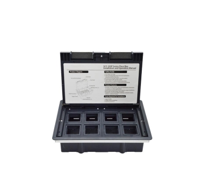 پریز برق کف خواب با ظرفیت 8 ماژول ملونی 10160-8