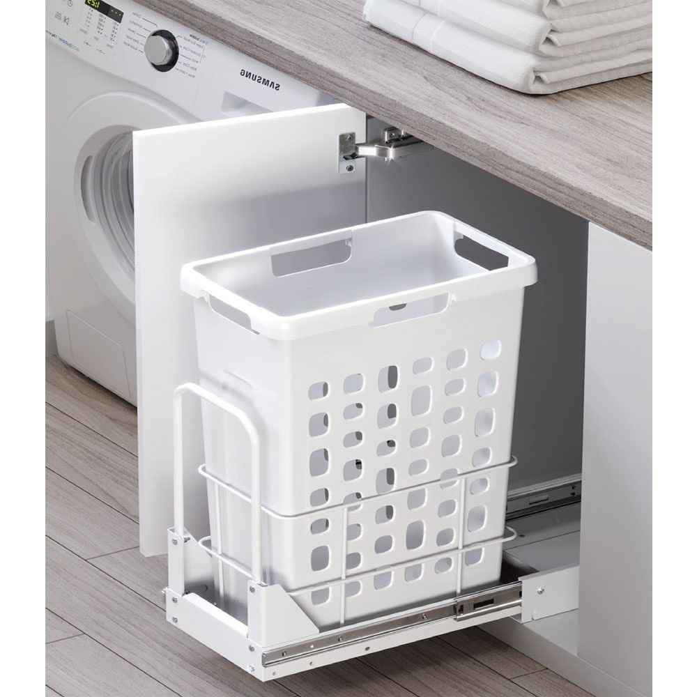 سبد لباس چرک ریل از کف ملونی کد 9153