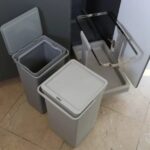 اجزای سطل زباله داخل کابینتی ریلی 35 لیتری ملونی مدل 9176
