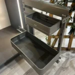 سبد روی در مواد شوینده داسی رنگ رزگلد نصب شده