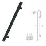 دستگیره ورودی ایستاده 10PH plus Series Black