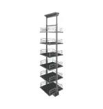 سوپری ایستاده کابینت کف دیاموند پلاتین رنگ طوسی 6 طبقه
